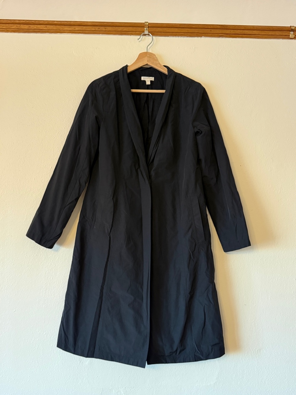 Eileen Fisher Organic Cotton/Nylon Trench Coat
